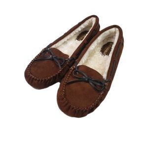 Makalu California Chestnut Sherpa-Lined Moccasina Womens Size 9